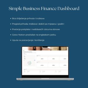Simple Business Finance Dashboard